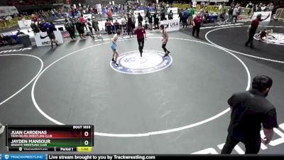 106 lbs Cons. Round 2 - Jayden Mansour, Granite Wrestling Club vs Juan Cardenas, Team Selma Wrestling Club