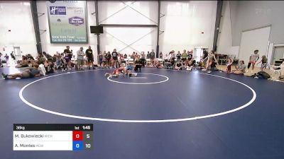 36 kg Quarterfinal - Myrra Bukowiecki, Michigan Rev Yellow vs Aubrey Montes, MGW Bittersweet Mint