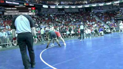 3A-285 lbs Champ. Round 1 - Jaxen Hoag, LeMars vs Randale Kelly, Iowa City, West