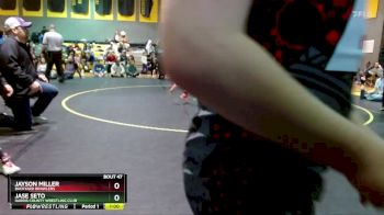 80/85 Round 2 - Jase Seto, Harris County Wrestling Club vs Jayson Miller, Backyard Brawlers