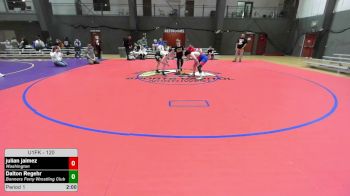 120 lbs 3rd Place Match - Julian Jaimez, Washington vs Dalton Regehr, Bonners Ferry Wrestling Club