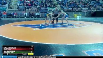 182 lbs Champ. Round 1 - James Marks, Bismarck St Mary`s vs William Ward, Fargo North