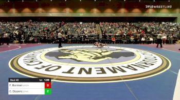 106 lbs Round Of 64 - Farrell Burman, Wasatch vs Charlie Dippery, College Park
