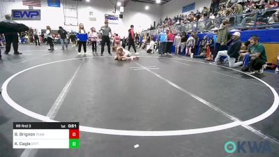 73 lbs Rr Rnd 3 - Brynlee Brignon, Team Worx Wrestling Club vs Kalon Cagle, Standfast