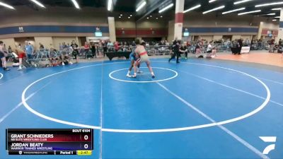 145 lbs Cons. Round 2 - Grant Schnieders, NB Elite Wrestling Club vs Jordan Beaty, Warrior Trained Wrestling