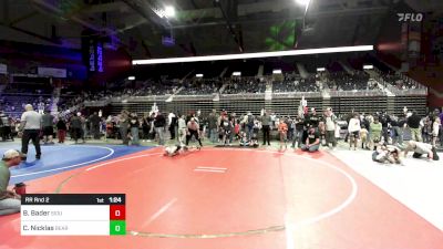 66 lbs Rr Rnd 2 - Brody Bader, Siouxland Wr Ac vs Chaypin Nicklas, Bear Cave