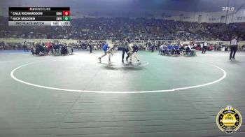B6A-113 lbs 3rd Place Match - Jack Madden, Sapulpa vs Cale Richardson, Edmond North