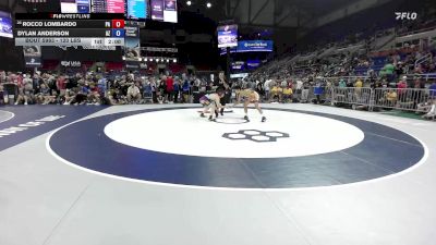 120 lbs Cons. Sub-rd Of 64 - Rocco Lombardo, PA vs Dylan Anderson, AZ