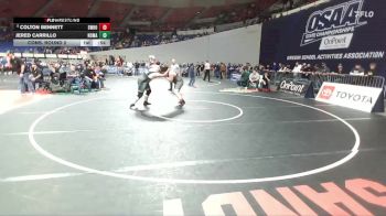 4A Boys 285 lbs Cons. Round 2 - Colton Bennett, Sweet Home Boys vs Jered Carrillo, North Marion Boys