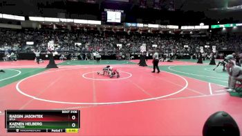 100 lbs Cons. Round 2 - Kaenen Helberg, Unattached vs Raegin Jasontek, BTLA