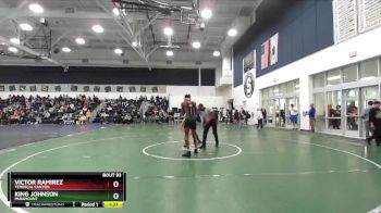 138 lbs Champ. Round 1 - Victor Ramirez, Temescal Canyon vs KIng Johnson, Paramount