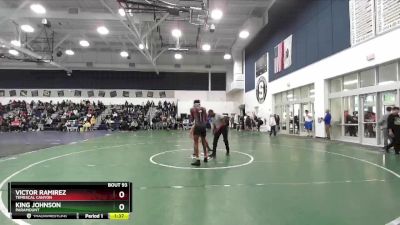 138 lbs Champ. Round 1 - Victor Ramirez, Temescal Canyon vs KIng Johnson, Paramount