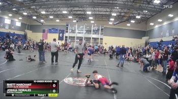 58 lbs Round 3 - Rhett Marchant, Legacy Elite Wrestling vs Joshua Morales, Buford Stingers