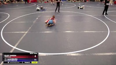 86 lbs Cons. Round 3 - Eliot Sween, Minnesota vs Ty Washburn, Rum River Wrestling