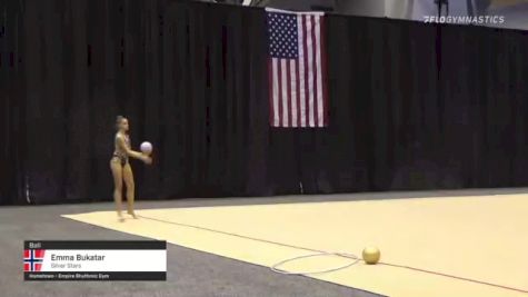 Emma Bukatar - Ball, Silver Stars - 2021 USA Gymnastics Championships