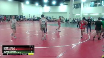 165 lbs Round 1 (16 Team) - Jaden Lucas, Indiana Goon Squad vs Logan Adkins, Dog Pound Wrestling Club