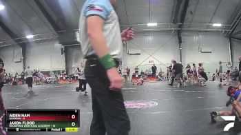 80 lbs Round 2 (6 Team) - Jaxon Flood, Roundtree Wrestling Acacdemy vs Aiden Nam, Glasgow