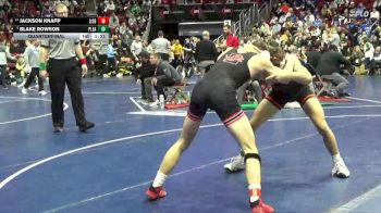 1A-144 lbs Quarterfinal - Jackson Knapp, Lisbon vs Blake Rowson, Pleasantville
