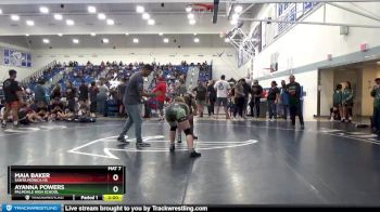 160 lbs Round 2 - Ayanna Powers, Palmdale High School vs Maia Baker, Santa Monica Hs