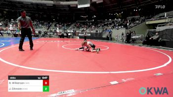 46 lbs Semifinal - Broox Wilkerson, Carl Albert vs Jaxon Ditmore, Dark Cloud Wrestling Club