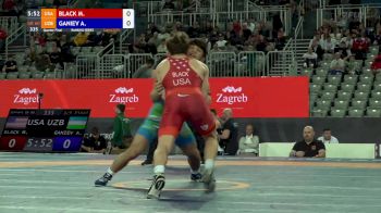 60 kg Quarterfinal - Max Black, USA vs Alisher Ganiev, UZB