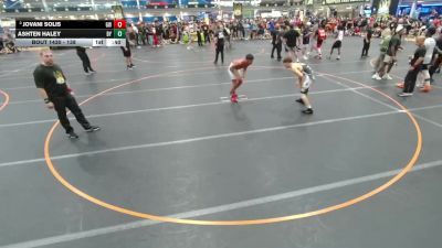 138 lbs Semifinal - Ashten Haley, Unattached vs Jovani Solis, Gladiator Wrestling