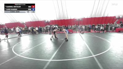 150 lbs Cons. Semi - Gabriel Metzler, Team Nazar Training Center vs Luke Kamish, Victory School Of Wrestling