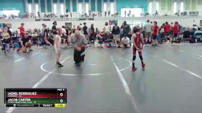 52-56 lbs Quarterfinal - Jadiel Rodriguez, Caveman vs Jacob Carter, Citrus Wrestling Club