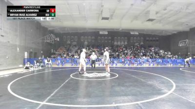 285 lbs 1st Place Match - Alexander Carmona, Golden West vs Bryan Ruiz Alvarez, Mendota