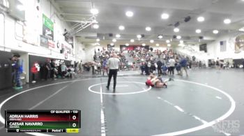 150 lbs Quarterfinal - Caesar Navarro, Agoura vs Adrian Harris, Highland