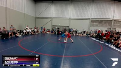 120 lbs Semis & 1st Wrestleback (8 Team) - Zane Donley, Oklahoma Blue vs Blake Beissel, Minnesota Blue