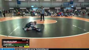 95 lbs Cons. Round 1 - Tyler Hart, Tiger Elite Wrestling vs Willard Eli Crane, Ironclad Wrestling Club