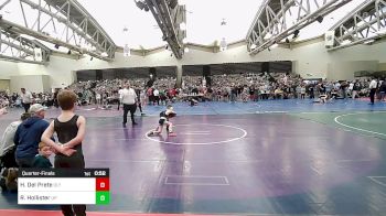 60-B lbs Quarterfinal - Harlan Del Prete, Olympic vs Rocco Hollister, Upper Perkiomen