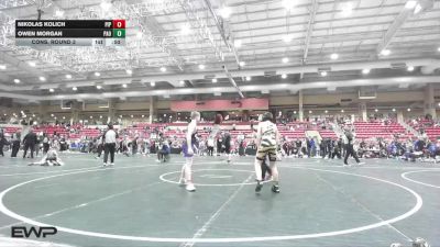 110 lbs Cons. Round 3 - Owen Morgan, Paola vs Nikolas Kolich, Piper