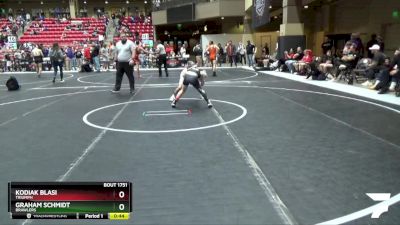 80 lbs 1st Place Match - Kodiak Blasi, Triumph vs Graham Schmidt, Brawlers