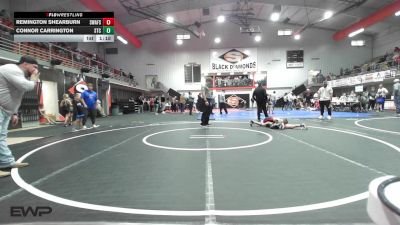 61 lbs Semifinal - Remington Shearburn, Spartan Wrestling Fort Smith vs Connor Carrington, Sallisaw Takedown Club