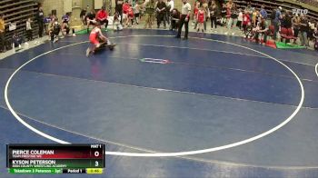 67 lbs Cons. Round 2 - Kyson Peterson, Iron County Wrestling Academy vs Pierce Coleman, Team Prestige WC