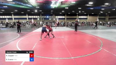 157 kg Quarterfinal - Katelyn Capper, Takedown Industries vs Sadie Evans, Ford Dynasty WC