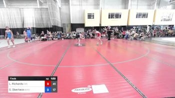 110 lbs Final - Luke Richards, Carolina Hammer Squad vs Gabriel Oberheim, Team Gotcha