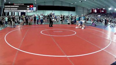 190 lbs Cons. Round 2 - Caysen Martinek, Weigh In Club vs Austin Sergent, Ohio