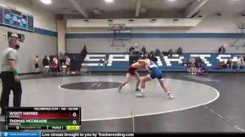 165 lbs Quarterfinal - Wyatt Haynes, Chicago vs Thomas McCreadie, Dubuque