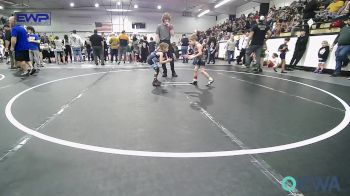 46 lbs Quarterfinal - Daxon Fulps, Wagoner Takedown Club vs Emilee Galetka, Viking Wrestling Club
