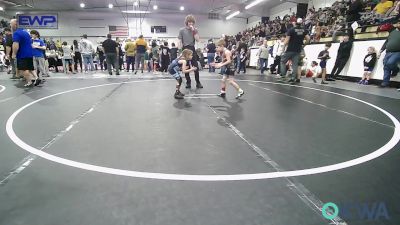 46 lbs Quarterfinal - Daxon Fulps, Wagoner Takedown Club vs Emilee Galetka, Viking Wrestling Club