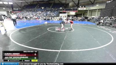 127 lbs Champ. Round 1 - Aurora Hiebert, Thunder Mountain Wrestling Club vs Jaelynn VanValkenburg, Steelclaw Wrestling Club