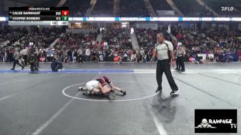 84 lbs 5th Place Match - Caleb Barnhart, Wamego vs Cooper Romero, WTC