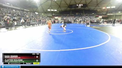 108 lbs Champ. Round 1 - Clayton Sullivan, Askeo International Mat Club vs Nash Zender, Piranha Wrestling Club