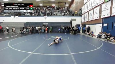 59 lbs Cons. Round 4 - William Bradley Knox, Idaho Falls Wrestling Club vs Zander Larson, Homedale Wrestling Club