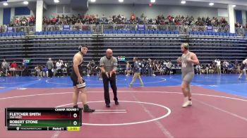 215 lbs Champ. Round 1 - Robert Stone, Franklin vs Fletcher Smith, Van Wert