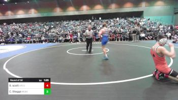 126 lbs Round Of 32 - Saxton Scott, Idaho Falls vs Cael Staggs, McQueen