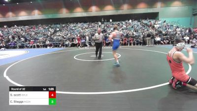 126 lbs Round Of 32 - Saxton Scott, Idaho Falls vs Cael Staggs, McQueen